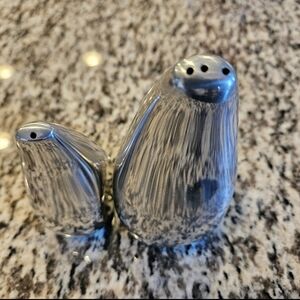 Nambé Silver Salt and Pepper Shaker Duo